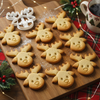 Cute Santa Claus & Reindeer