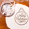 Merry Christmas Bauble Cookie Cutter