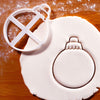 Set of 2 Christmas Bauble Cookie Cutters