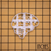 Lateral View Brain Cookie Cutter