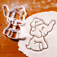 Christmas Baby Elephant Cookie Cutter