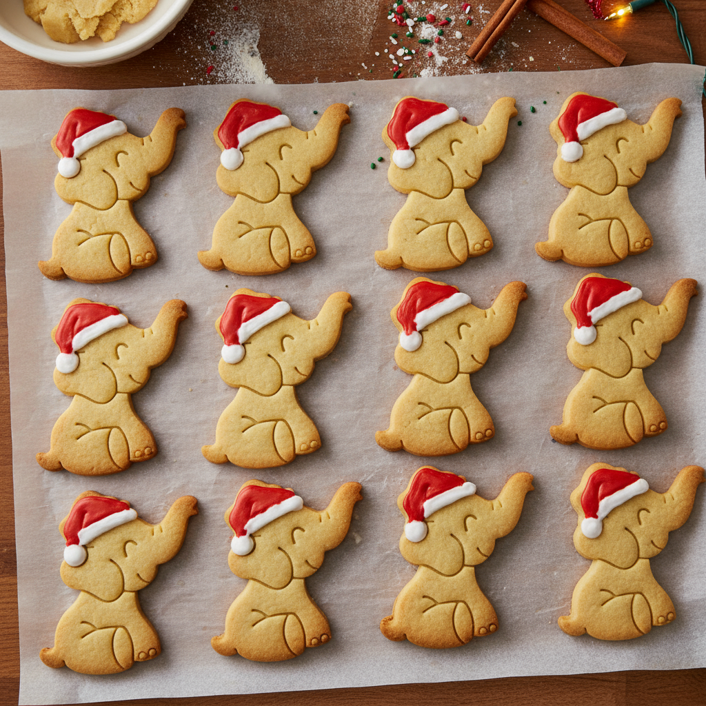 Christmas Baby Elephant
