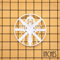 Mystic Hands with All-Seeing Eye Cookie Cutter
