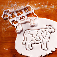 Set of 2 Dairy Cow Cookie Cutters