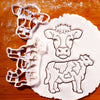 Set of 2 Dairy Cow Cookie Cutters