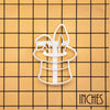 Rabbit in a Hat Cookie Cutter
