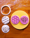 Queen Bee Mini 2" Cookie Cutter & Stamp Set 🐝🍯