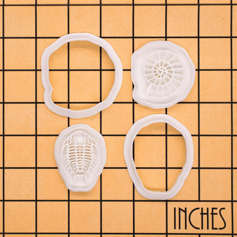 Echoes of the Sea Mini 2" Cookie Cutter & Stamp Set 🌊🦕