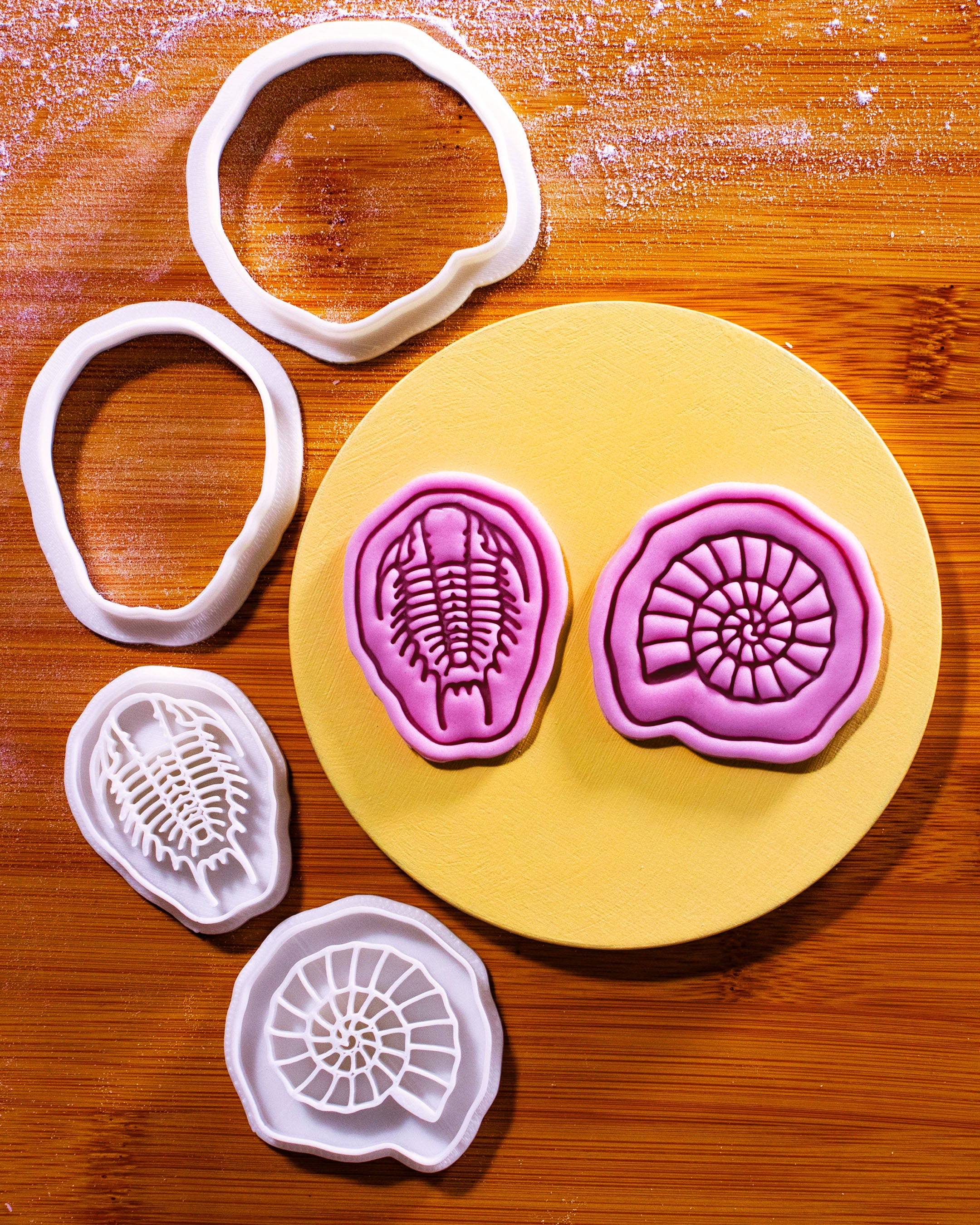 Echoes of the Sea Mini 2" Cookie Cutter & Stamp Set 🌊🦕