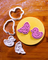 Spring Hatchlings Mini 2” Cookie Cutter & Stamp Set 🐣🦆