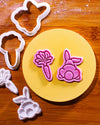 Bunny Munch Mini 2” Cookie Cutter & Stamp Set 🐰🥕