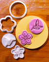 Hummingbird’s Kiss Mini 2" Cookie Cutter & Stamp Set 🌿✨