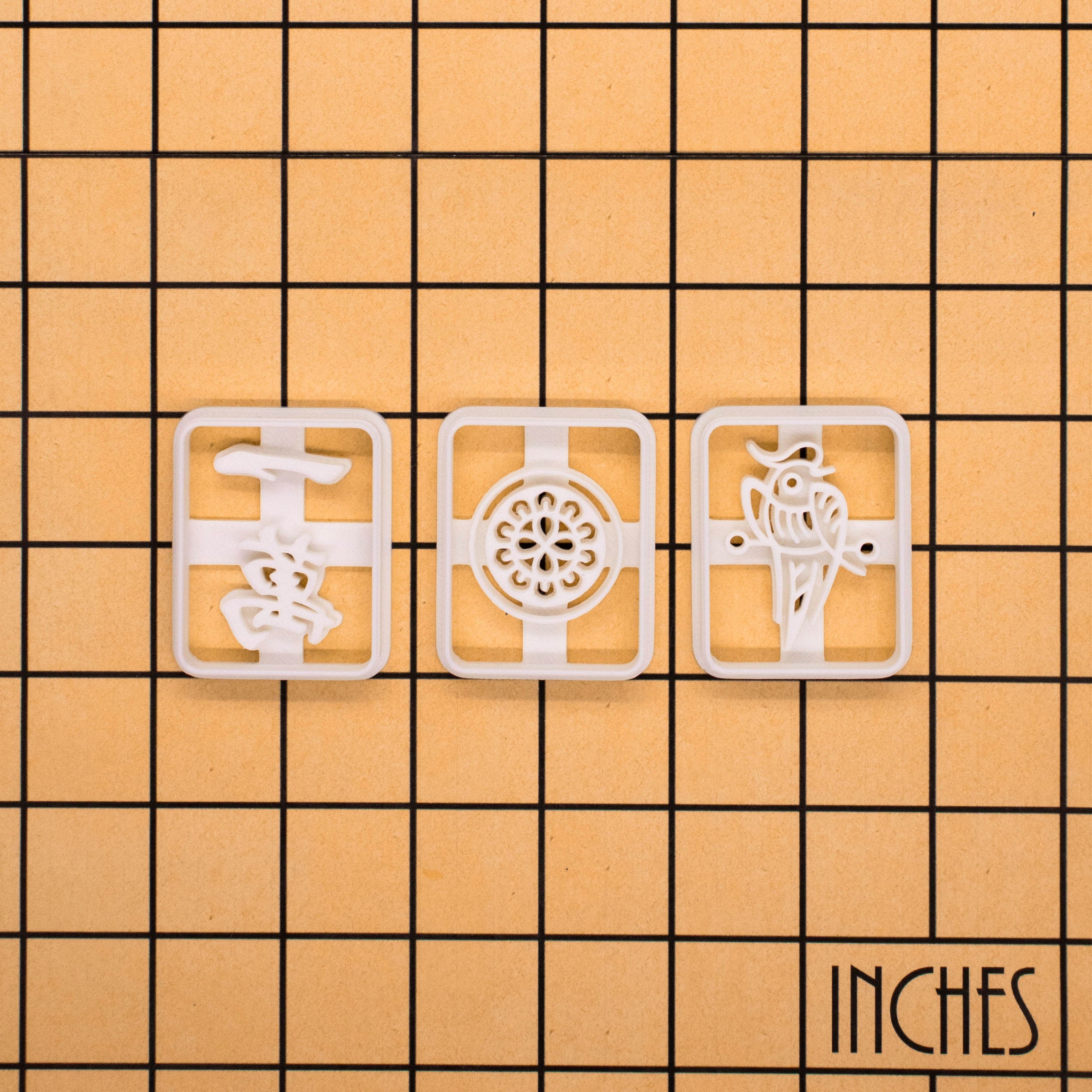 Mahjong Set: 一萬 雀牌 一筒 (3pcs)