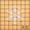 Dancing Skeleton Snowflake