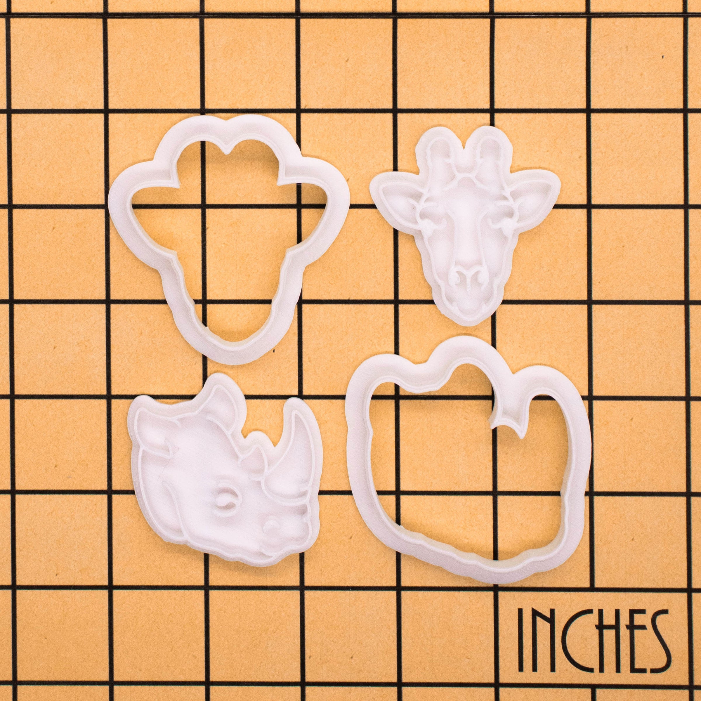 Mini Giraffe & Rhinoceros