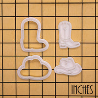Cowboy Boot & Hat Mini Set