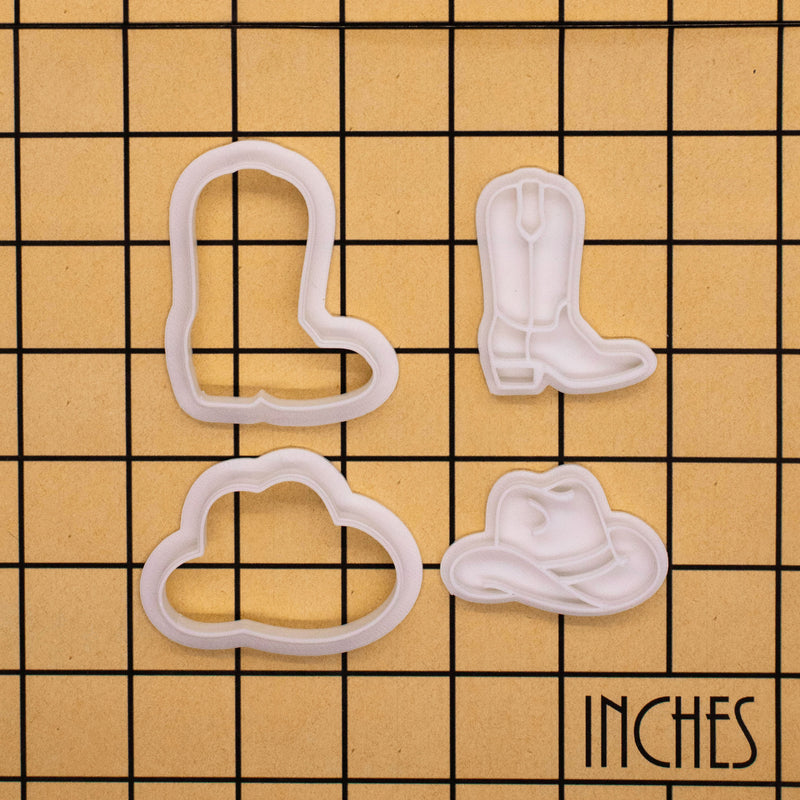 Cowboy Boot & Hat Mini Set