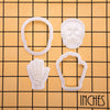 Skull & Hand Bones Mini Set
