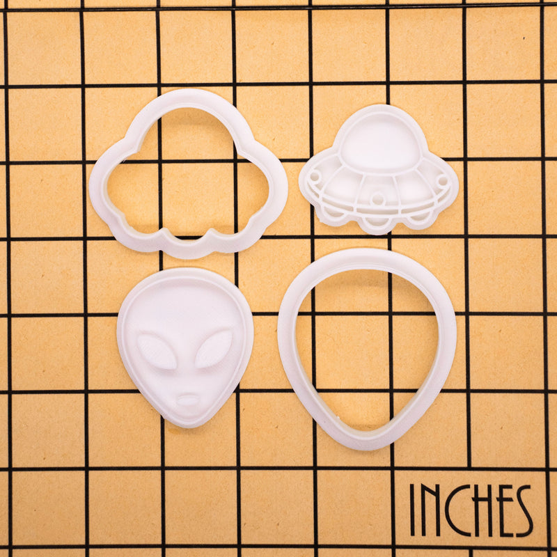 Alien & UFO Mini Set