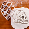 Skull with Santa Hat