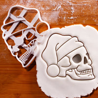 Skull with Santa Hat