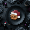 Cute Skull with Santa Hat