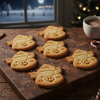 Happy Santa Cow & Pig Set