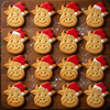 Happy Santa Cow & Pig Set
