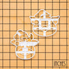 Happy Santa Cow & Pig Set