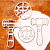 Scales of Justice & Gavel Set