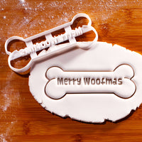 Merry Woofmas Bone (Playful Font)