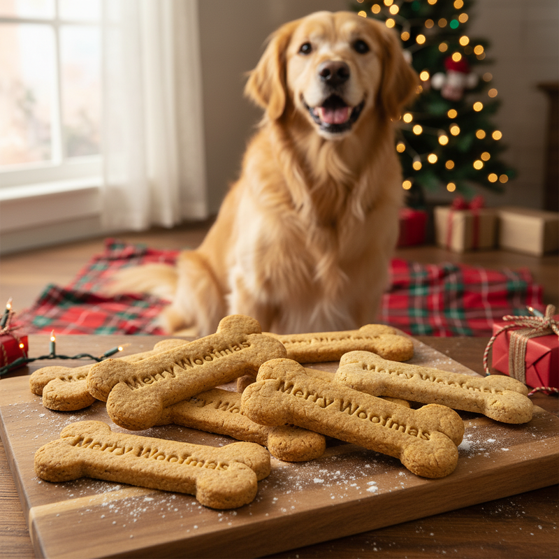 Merry Woofmas Bone (Classic Font)