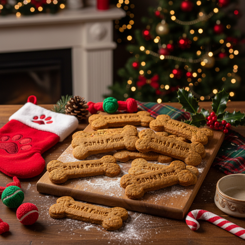 Santa Paws Bone