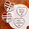 Christmas Dog Heart Set (2pcs)