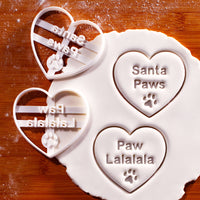 Christmas Dog Heart Set (2pcs)