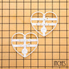 Christmas Dog Heart Set (2pcs)