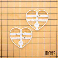 Christmas Dog Heart Set (2pcs)