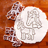 Horse with Santa Hat Set (2pcs)