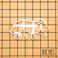 Border Collie with Santa Hat (Full-Body)