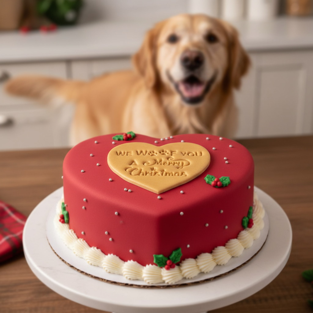 We Woof You A Merry Christmas (Heart)