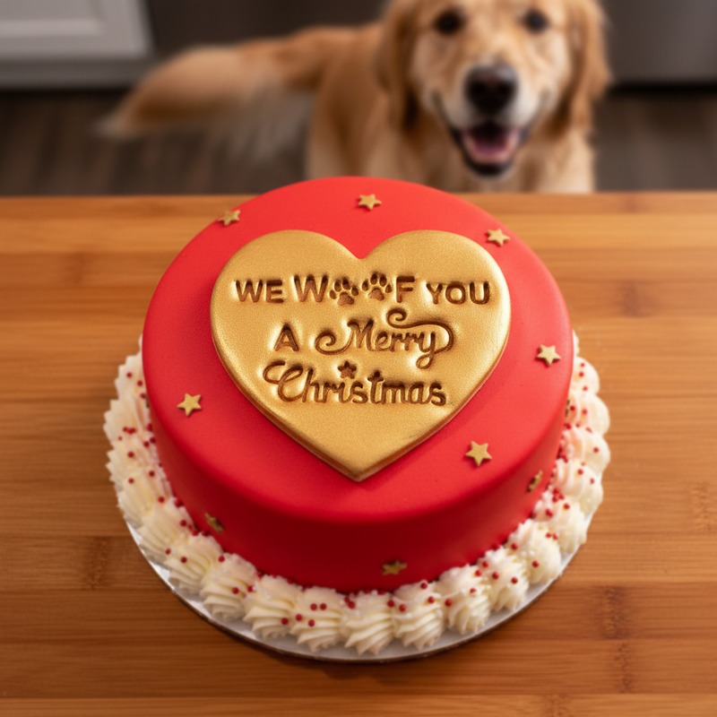 We Woof You A Merry Christmas (Heart)