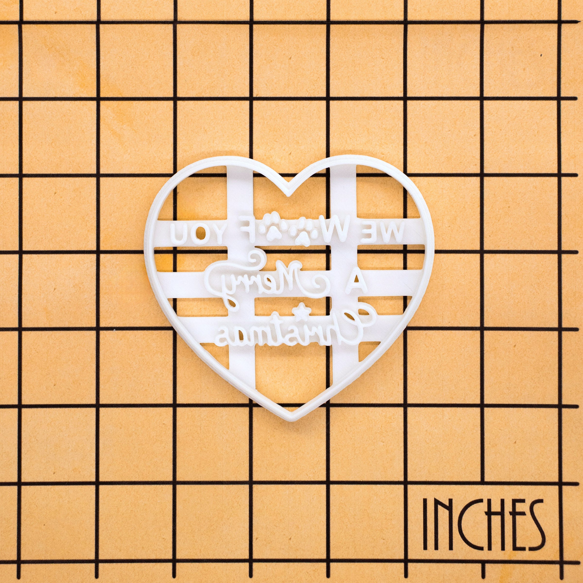 We Woof You A Merry Christmas (Heart)