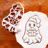 Christmas Ghost with Present & Cute Skull