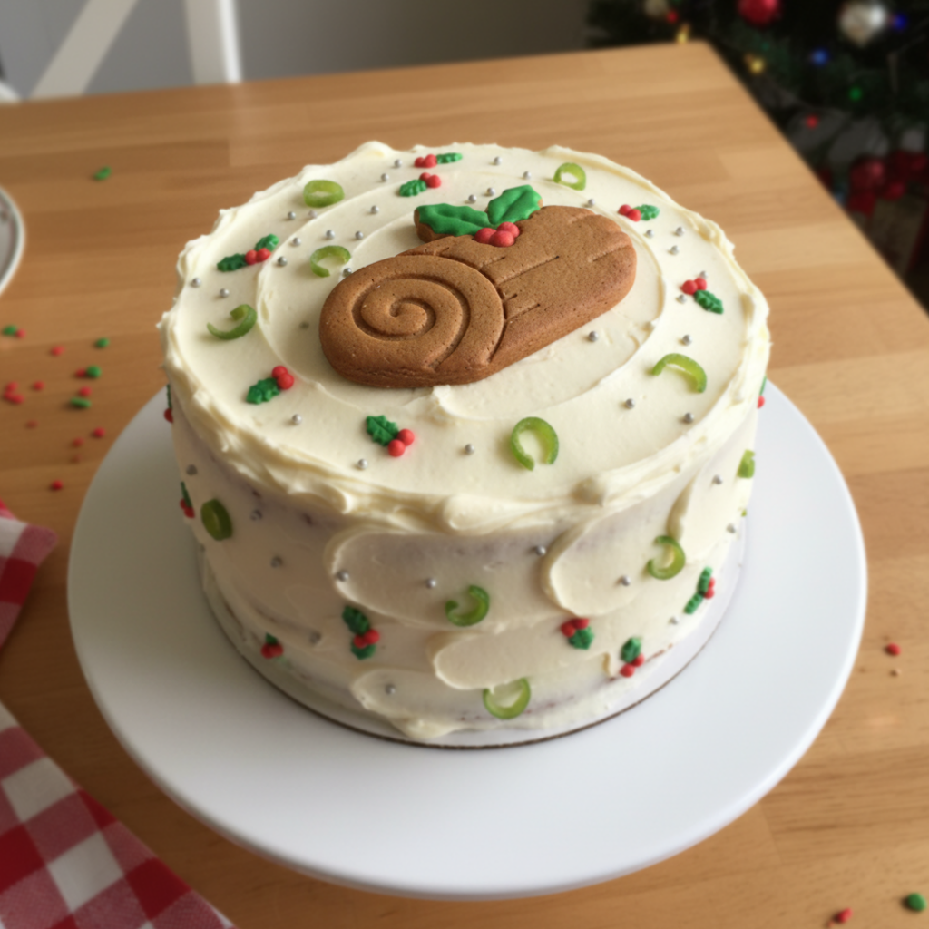 Yule Log Cake