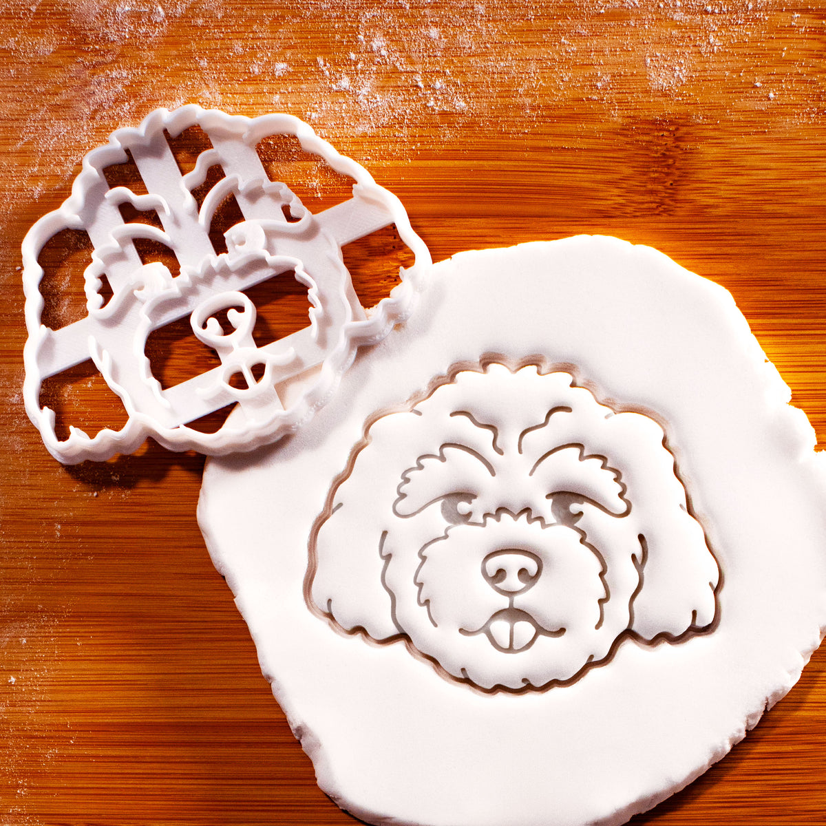 Cavapoo Cookies Cavapoo Face Cookie Cutter - Bake Cavoodle Dog Treats – Bakerlogy