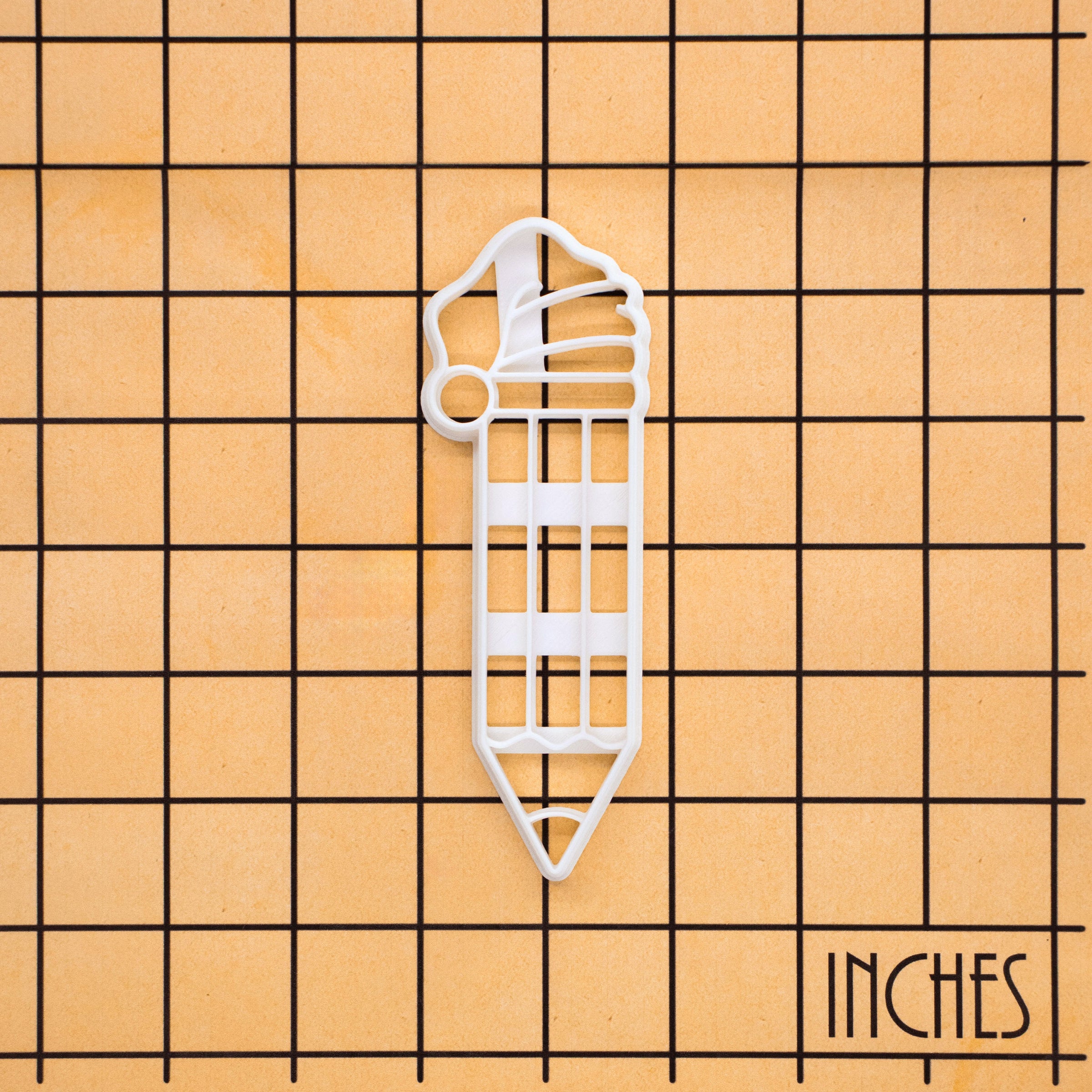 Pencil with Santa Hat