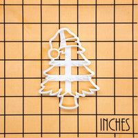 Christmas Tree with Santa Hat