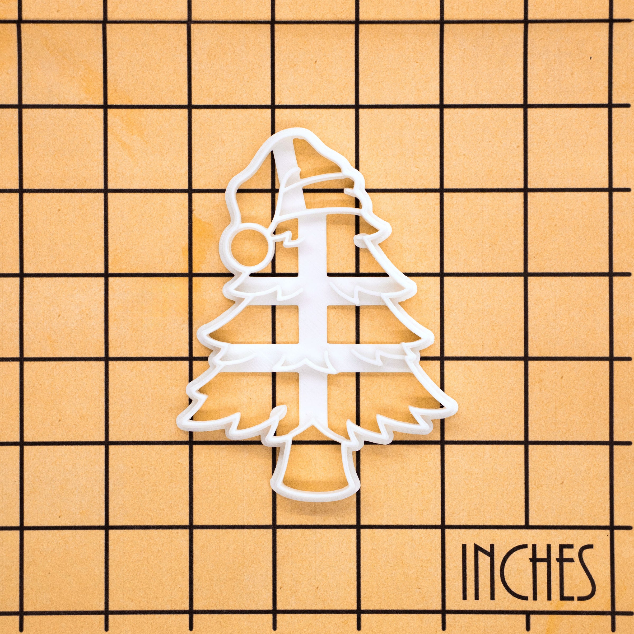 Christmas Tree with Santa Hat