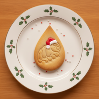 Tardigrade with Santa Hat