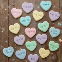 Anti-Valentine's Day Conversation Heart